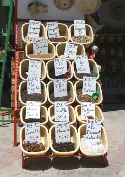 Douz – ir tipisks Tunisijas ciemats tuksnesī: tirdziņos šeit var nopirkt berberu rotaslietas un kamieļu ādas izstrādājumus, iedzīvotāji audzina vēja s 90307