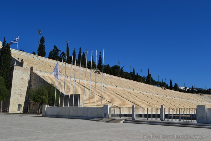 Panathinaiko stadions – vienīgais šāda izmēra stadions (45 000 vietas) pasaulē, kas pilnībā veidots no balta marmora www.visitgreece.gr 91434