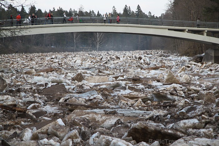 Ogres upes plūdi piesaista daudzus ziņkārīgos un Ogres viesus - wwwLatvijasCentrs.lv 92244