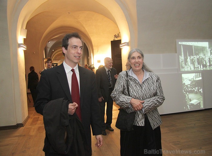 Daugavpils Marka Rotko mākslas centra atklāšanā piedalījās arī viņa meita Keita Rotko Prizela un dēls Kristofers Rotko - www.rothkocenter.com 92618