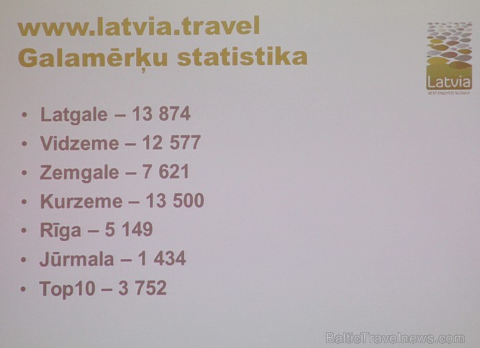 Latvijas Tūrisma attīstības valsts aģentūras vadītājs Armands Slokenbergs ar referātu - «Tūrisma galamērķu un reģionu attīstība» 93230