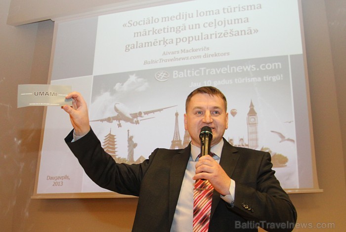 BalticTravelnews.com direktors Aivars Mackevičs ar referātu - «Sociālo mēdiju loma reģiona tūrisma produktu virzīšana» 93235