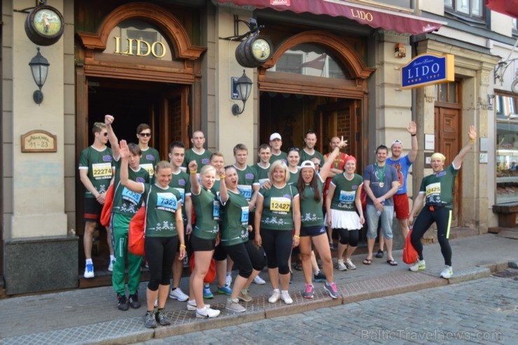 Nordea Rīgas maratona dalībnieku vidū bija redzams arī Atpūtas centra Lido kolektīvs, kam 19.05.2013 maratons bija liels notikums, jo uzņēmumam šī bij 94541