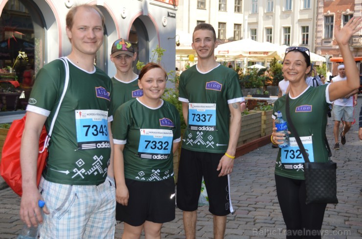 Nordea Rīgas maratona dalībnieku vidū bija redzams arī Atpūtas centra Lido kolektīvs, kam 19.05.2013 maratons bija liels notikums, jo uzņēmumam šī bij 94545