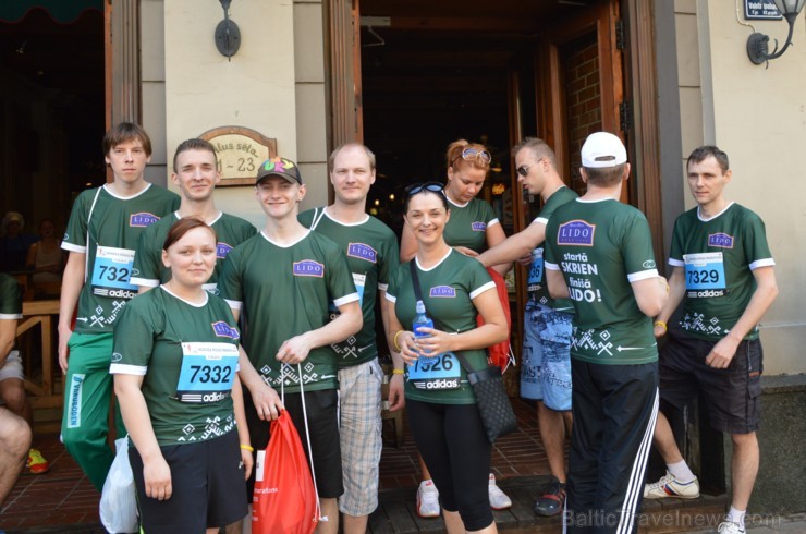 Nordea Rīgas maratona dalībnieku vidū bija redzams arī Atpūtas centra Lido kolektīvs, kam 19.05.2013 maratons bija liels notikums, jo uzņēmumam šī bij 94546