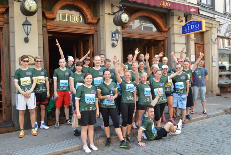 Nordea Rīgas maratona dalībnieku vidū bija redzams arī Atpūtas centra Lido kolektīvs, kam 19.05.2013 maratons bija liels notikums, jo uzņēmumam šī bij 94550