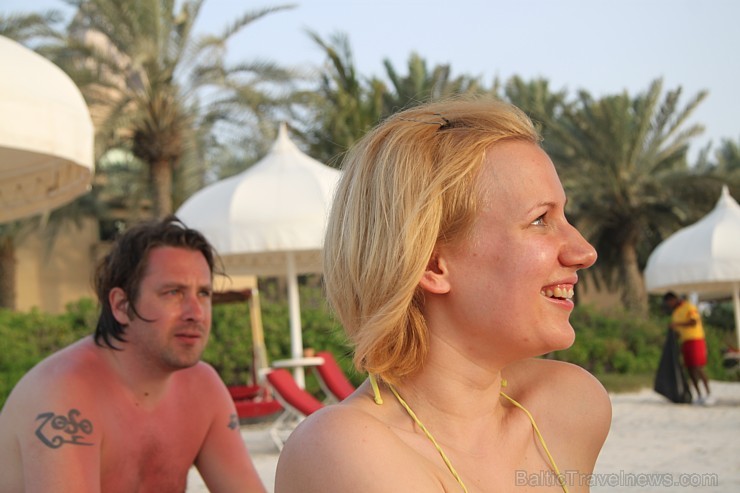 Travelnews.lv apmeklē Dubaijas luksus viesnīcas pludmali. Foto sponsors:  www.goadventure.lv 95145