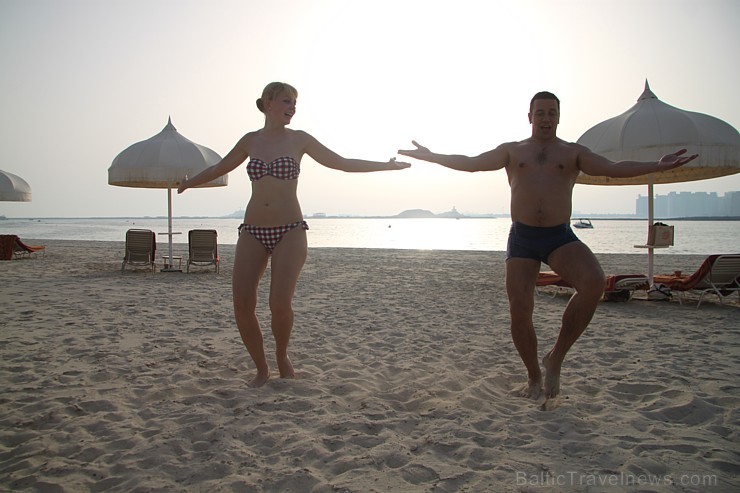 Travelnews.lv apmeklē Dubaijas luksus viesnīcas pludmali. Foto sponsors:  www.goadventure.lv 95148