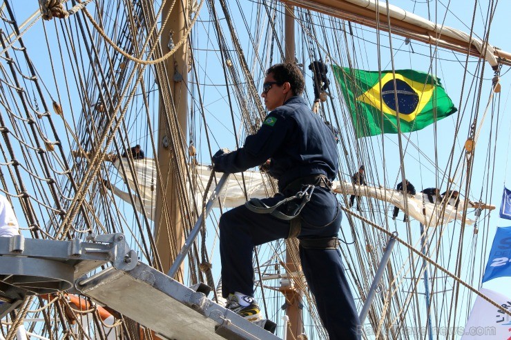 Starptautiskās burukuģu un jahtu regates The Tall Ships Races 2013 dalībnieki pirms došanās uz Rīgu ieradās Ventspilī, kur tos varēja apskatīt Ostas i 101313