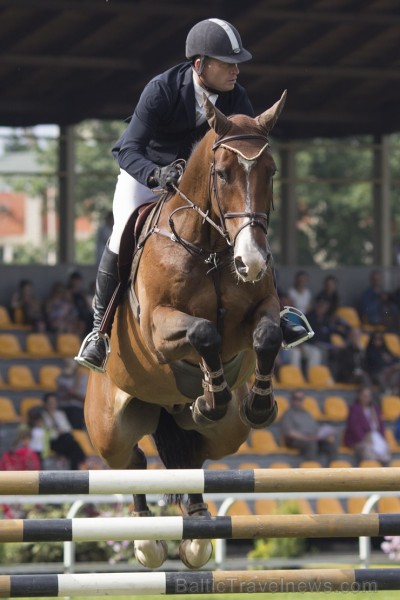 Kleistos norisinājies Pasaules kausa posms jāšanas sportā šķēršļu pārvarēšanā 102724