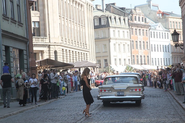 17.08.2013 Rīgas svētku ietvaros norisinājās gada lielākais seno spēkratu salidojums «Rīga Retro 2013». Foto sponsors: www.grandpalaceriga.com 103475