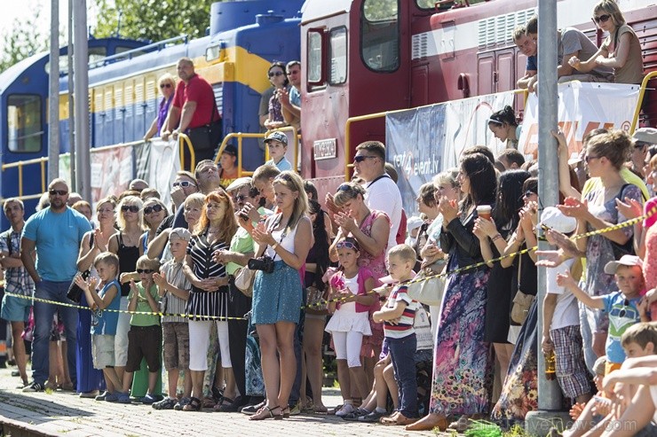 Latvijas Dzelzceļa vēstures muzejā norisinājās Latvijas čempionāts smaguma vilkšanā 103543