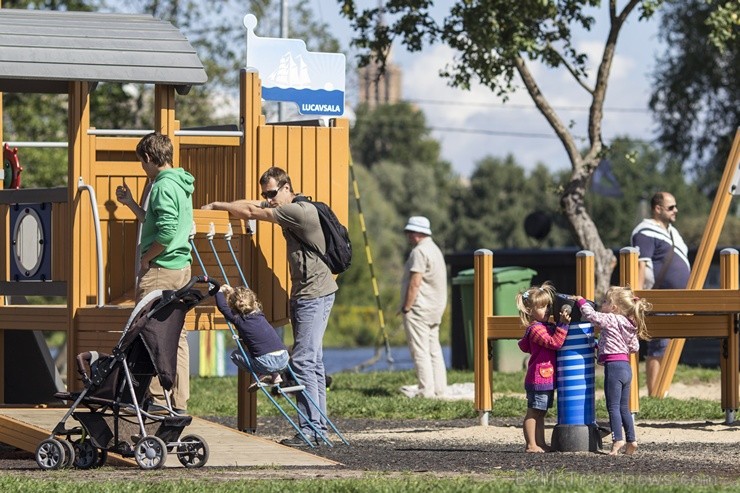 Rīdzinieki iecienījuši Lucavsalas atpūtas zonu 104095