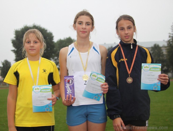 Ogres NSC atklātās sacensības vieglatlētikā «Iesildamies rudenim» D grupai, kurās 20.09.2013 ņēma dalību vairāku Latvijas novadu jaunie sportisti 106233