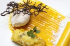 Deserts. Taizemes mango ar kazas siera krēmu un čilli saldējumu, baudīts kopā ar MASI Recioto Angeli 2008 17