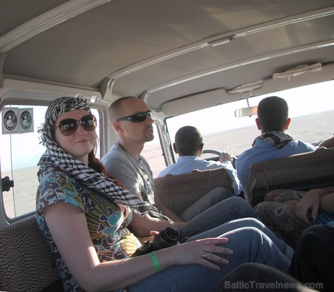 Džipu izbrauciens tuksnesī pie Hurgadas. Vairāk informācijas par ceļojumiem uz Ēģipti pie tūroperatora GoAdventure 109061