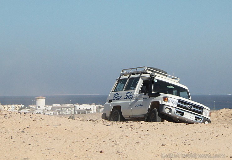 Džipu izbrauciens tuksnesī pie Hurgadas. Vairāk informācijas par ceļojumiem uz Ēģipti pie tūroperatora GoAdventure 109070