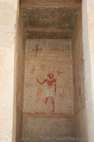 Travelnews.lv apmeklē valdnieces Hatšepsutas templi Luksorā. Vairāk informācijas par ceļojumiem uz Ēģipti - www.GoAdventure.lv 109700