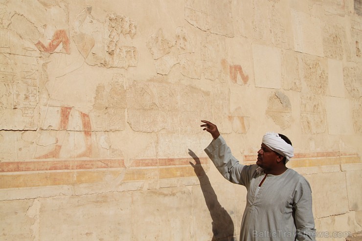Travelnews.lv apmeklē valdnieces Hatšepsutas templi Luksorā. Vairāk informācijas par ceļojumiem uz Ēģipti - www.GoAdventure.lv 109706