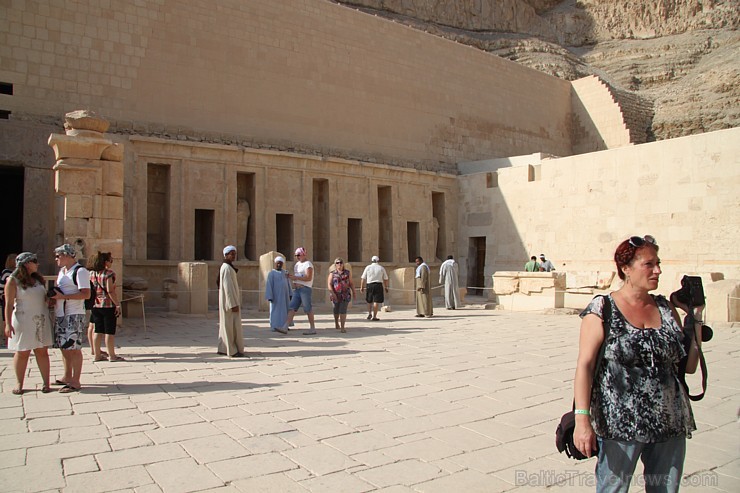 Travelnews.lv apmeklē valdnieces Hatšepsutas templi Luksorā. Vairāk informācijas par ceļojumiem uz Ēģipti - www.GoAdventure.lv 109708