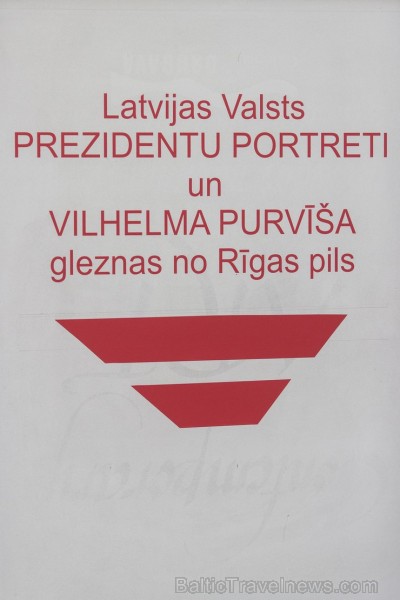 Galerijā Daugava skatāmi prezidentu portreti un V. Purvīša gleznas no Rīgas pils 109736