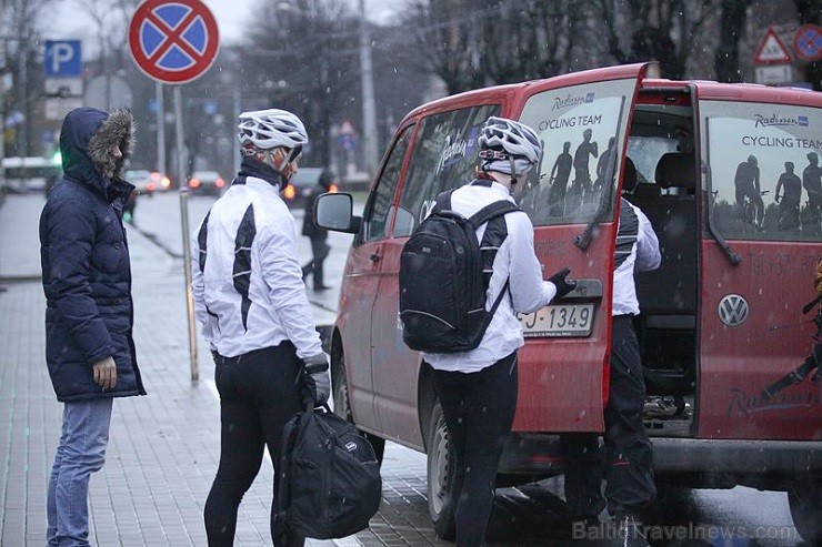 12.01.2014 Radisson Blu komanda devās neliela testa braucienā Rīga - Saulkrasti - Ragana - Sigulda - Rīga (aptuveni 130 km) 112347