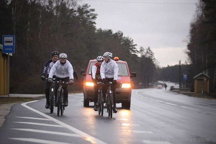 12.01.2014 Radisson Blu komanda devās neliela testa braucienā Rīga - Saulkrasti - Ragana - Sigulda - Rīga (aptuveni 130 km) 112350