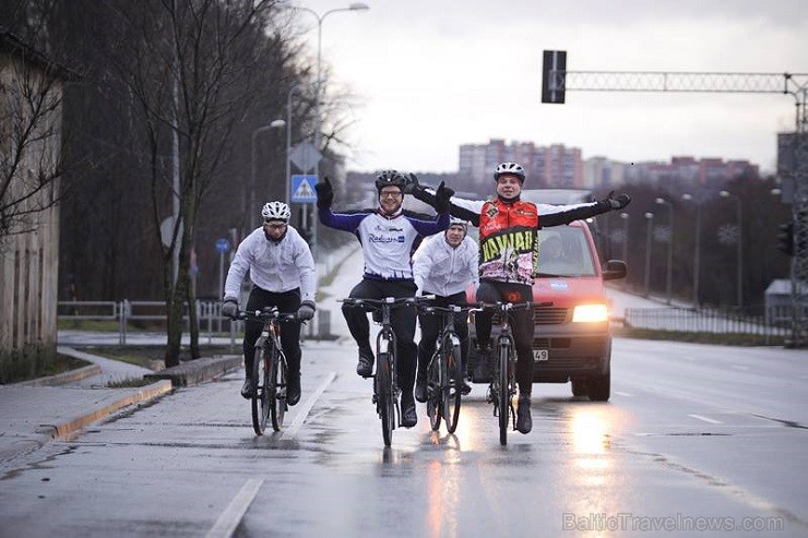 12.01.2014 Radisson Blu komanda devās neliela testa braucienā Rīga - Saulkrasti - Ragana - Sigulda - Rīga (aptuveni 130 km) 112352