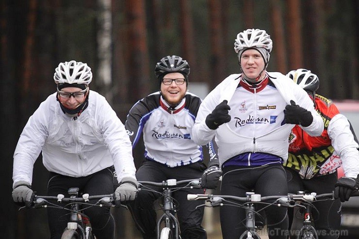 12.01.2014 Radisson Blu komanda devās neliela testa braucienā Rīga - Saulkrasti - Ragana - Sigulda - Rīga (aptuveni 130 km) 112363