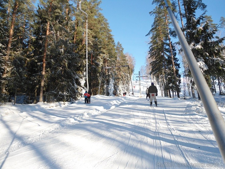 26.01.2014 Riekstukalna apmeklētājus sals nebiedēja. Par spīti lielajam aukstumam ziemas priekus baudīja gan mazi, gan lieli 113325