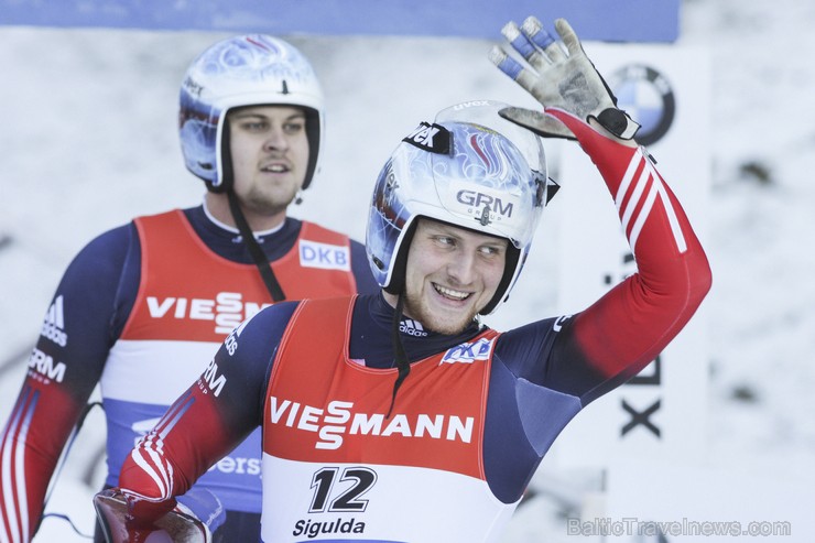 Bobsleja un kamaniņu trasē Sigulda pagājušajā nedēļas nogalē norisinājās 45. FIL Eiropas čempionāts un Viessmann pasaules kausa 9. posms kamaniņu spor 113528