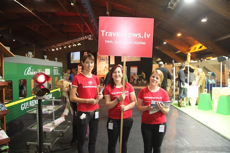 Travelnews.lv tūrisma izstādē «Balttour 2014» sastop daudz laimīgu seju 114461