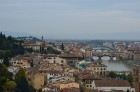 Florence. Skats no Mikelandželo laukumiņa. Slēgtais tilts pār Arno upi, Ponte Vechio 4