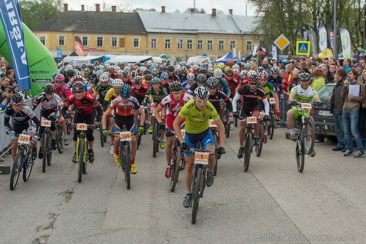 11. maijā Smiltenē norisinājās SEB MTB maratona 2. posms. Nākamais posms paredzēts 15. junijā Vietalvā. Piesakies www.velo.lv 121139