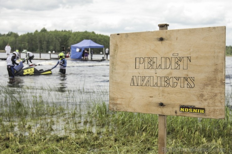 Gulbenes novada Stāmerienā startējis Latvijas čempionāts ūdensmotocikliem 124322