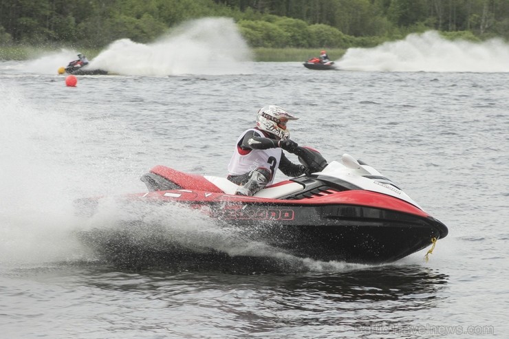 Gulbenes novada Stāmerienā startējis Latvijas čempionāts ūdensmotocikliem 124339