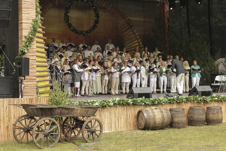 Pasaules saulgriežu festivāla programmu veidoja dziesmas, dejas un rituāli, sākot ar pašmāju un tuvāko kaimiņu skanīgākajiem līgotājiem, Rumānijas un  126019