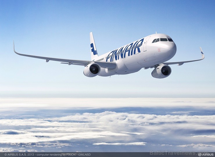 Aviokompānijas Finnair lidmašīna Airbus A321. Vairāk informācijas  - www.finnair.lv 127791