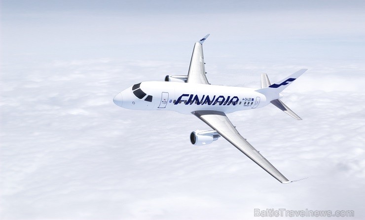 Aviokompānijas Finnair lidmašīna Embraer E170. Vairāk informācijas  - www.finnair.lv 127800