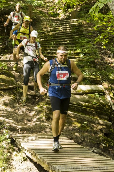 Cēsu apkārtnē noticis jauns taku skriešanas pasākums «Cēsis Eco Trail» 130163