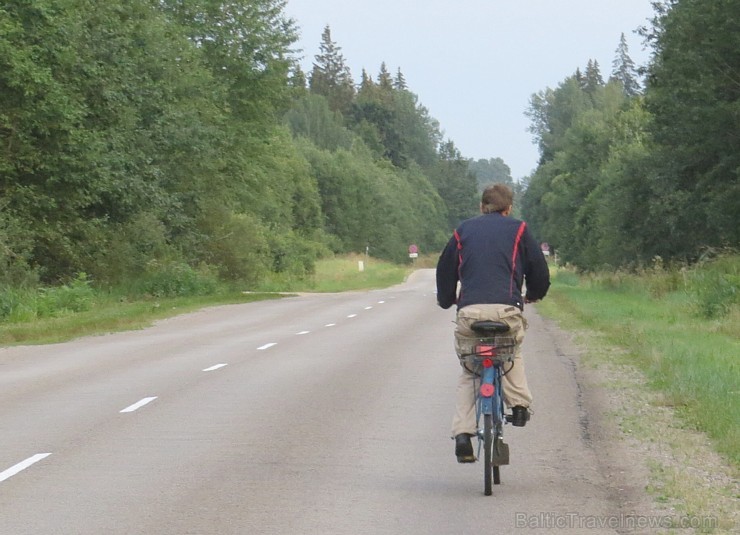 Latgalē uz ceļiem tika sastapti daudz vairāk velosipēdistu nekā Vidzemes posmā 130788