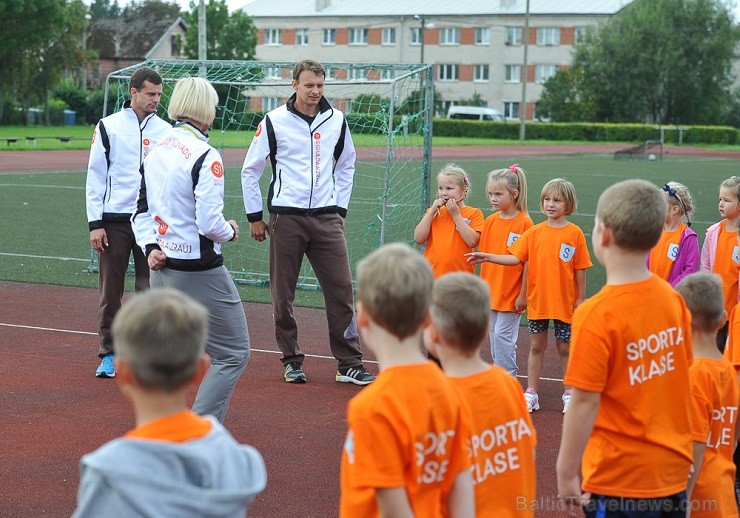 02.09.2014 ar sporta stundu Siguldas pilsētas vidusskolā tika atklāta Latvijā pirmā klase ar sporta novirzienu 132705