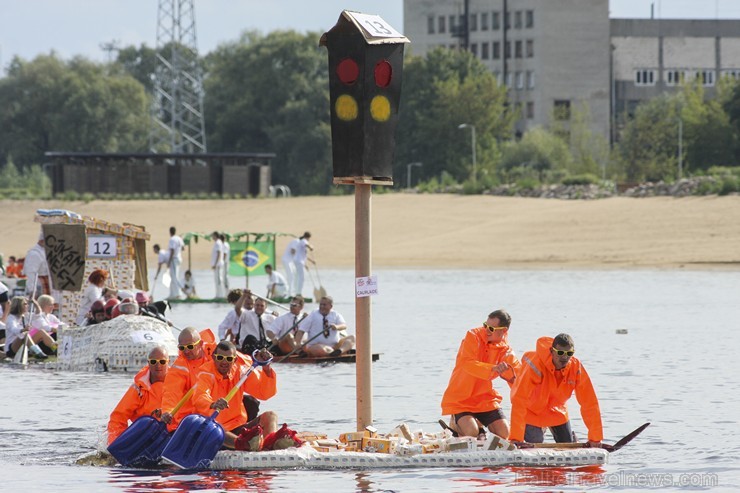 Jelgavā norisinājusies XII BALTAIS Piena paku laivu regate 132832