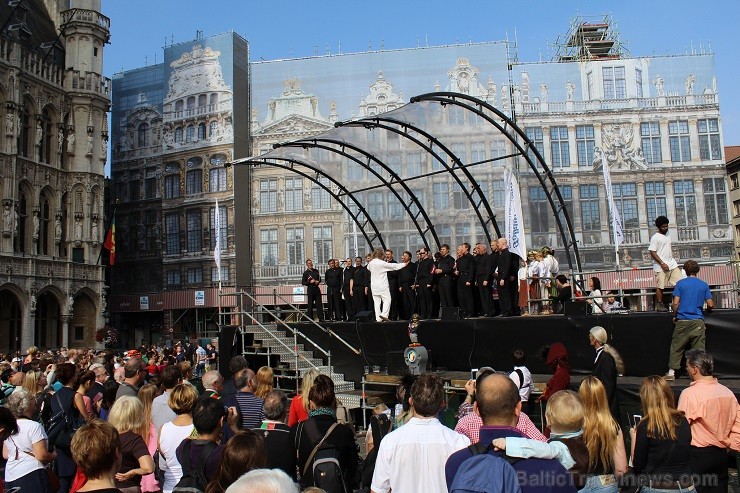 21.09.2014 Briselē festivāla Folklorissimo ietvaros tika atklātas 