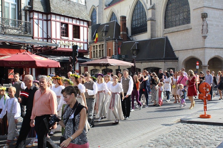 21.09.2014 Briselē festivāla Folklorissimo ietvaros tika atklātas 