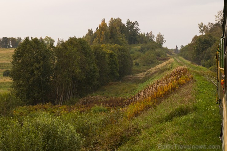 Travelnews.lv izbauda burvīgu saulrietu no Gulbenes - Alūksnes bānīša 134696