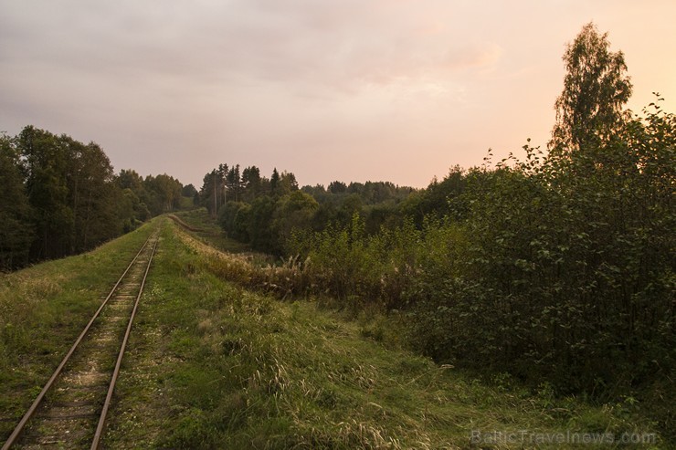 Travelnews.lv izbauda burvīgu saulrietu no Gulbenes - Alūksnes bānīša 134697