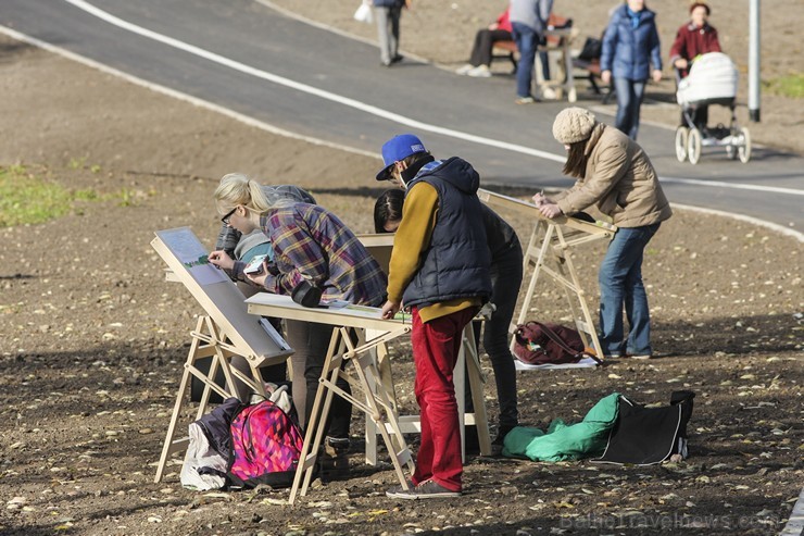 Atklāts Ķengaraga promenādes pagarinājums līdz Mazjumpravas muižai 135261