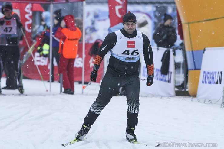 Rīgas ziemas sporta un aktīvās atpūtas parkā aizvadītas ikgadējās sacensības distanču slēpošanā 141387