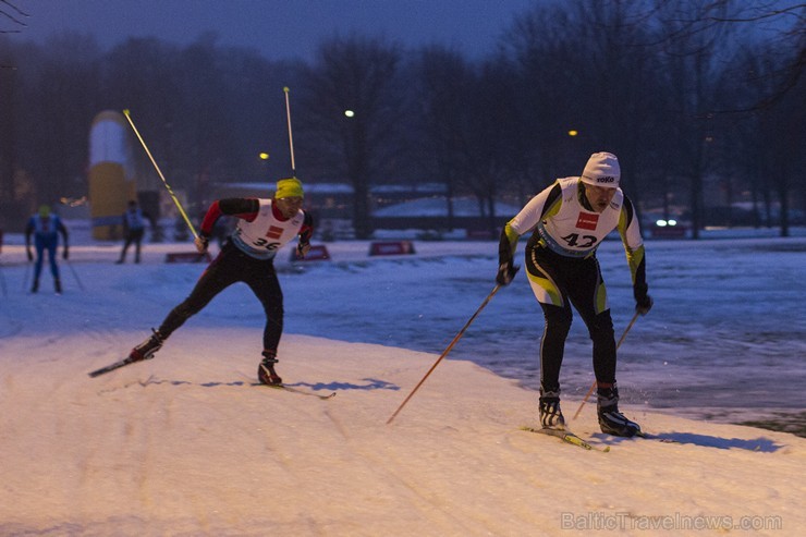 Rīgas ziemas sporta un aktīvās atpūtas parkā aizvadītas ikgadējās sacensības distanču slēpošanā 141398